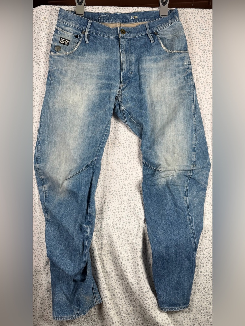 G-Star RAW Arc 3D Loose Tapered Denim Jeans Light Wash W33 L30